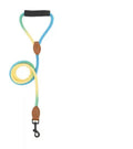 Nylon dog hand holding rope leash round pet lead in multiple colours