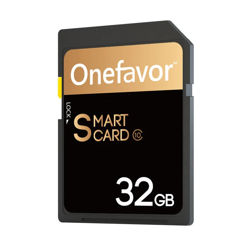 SD to PCMCIA adapter card with stainless steel housing and a 32GB SD card for Mercedes-Benz cars.