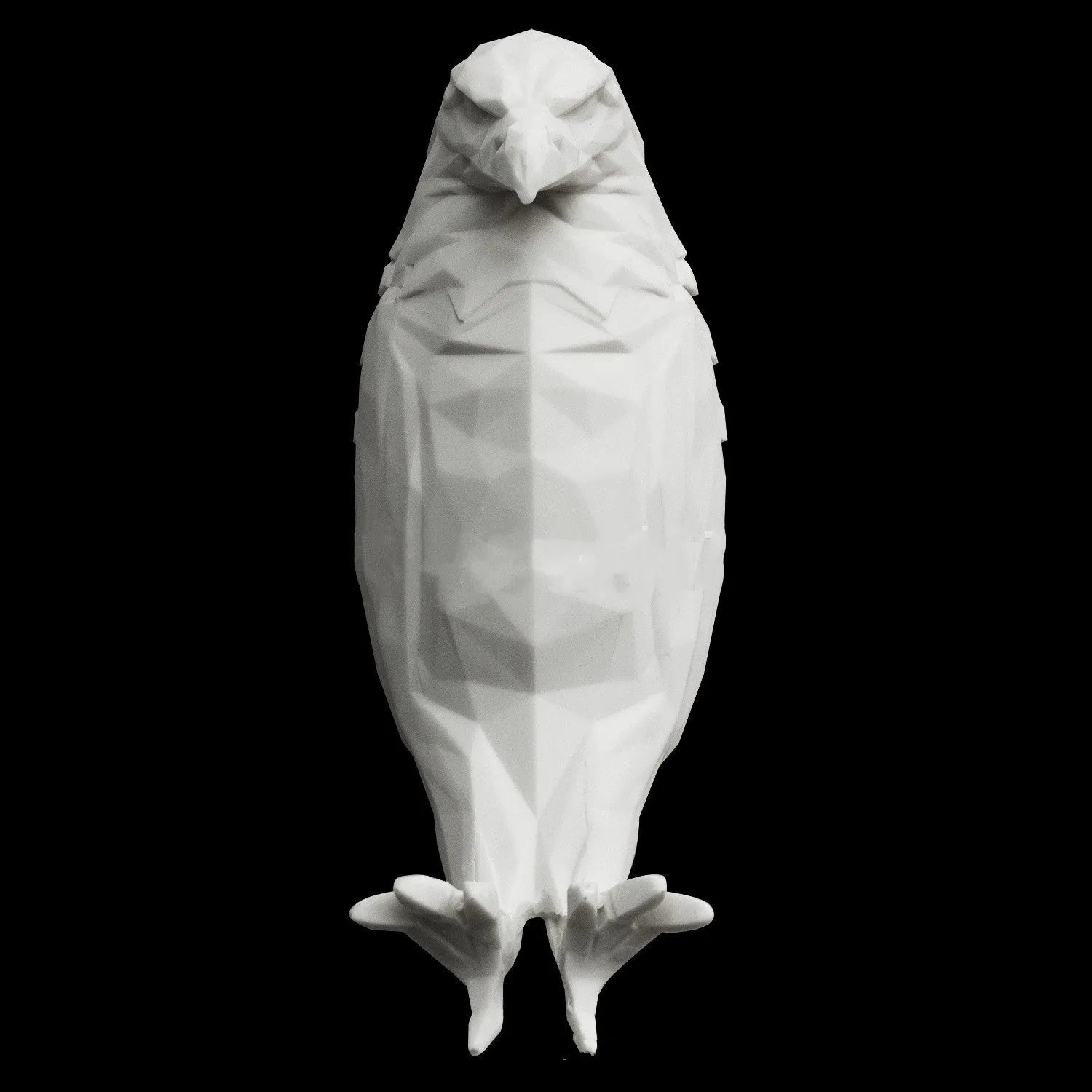 3D printed eagle silhouette wall lamp projecting animal shadows on wall