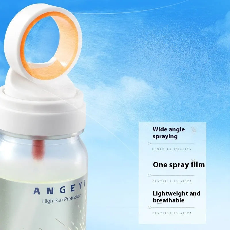 SPF50 sunscreen spray aerosol can 90ml with UVA and UVB protection for outdoor use
