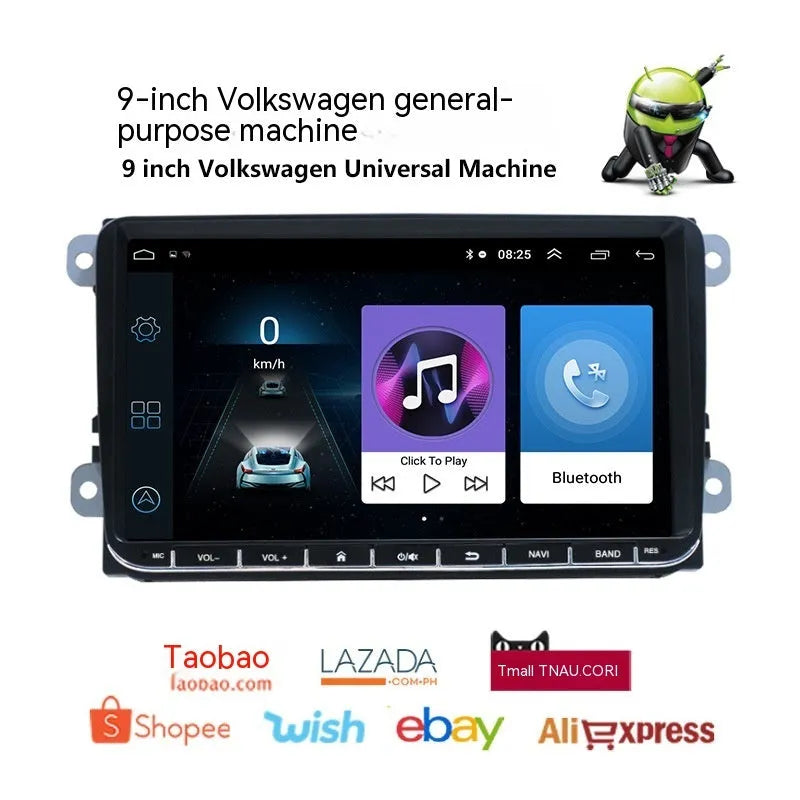 9 inch car radio head unit with touchscreen for Volkswagen Golf Polo dashboard