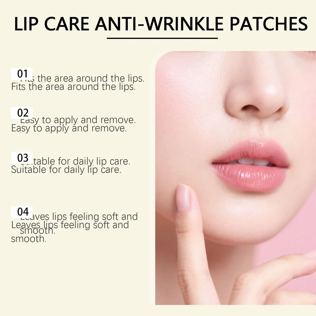 Lip Rich Moist Deep Nourishing lip sheet mask stickers 6 pairs box