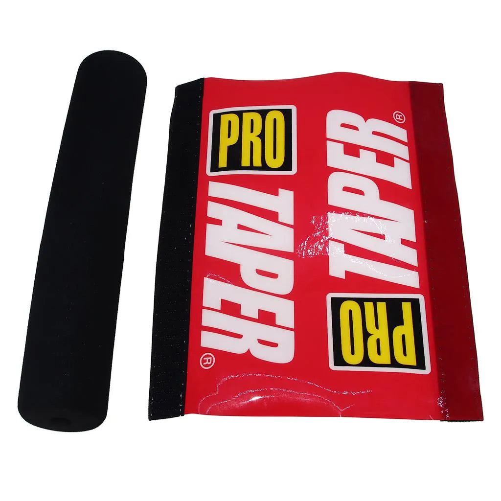 25cm motorcycle chest protector foam cover in black, blue, and red colour options