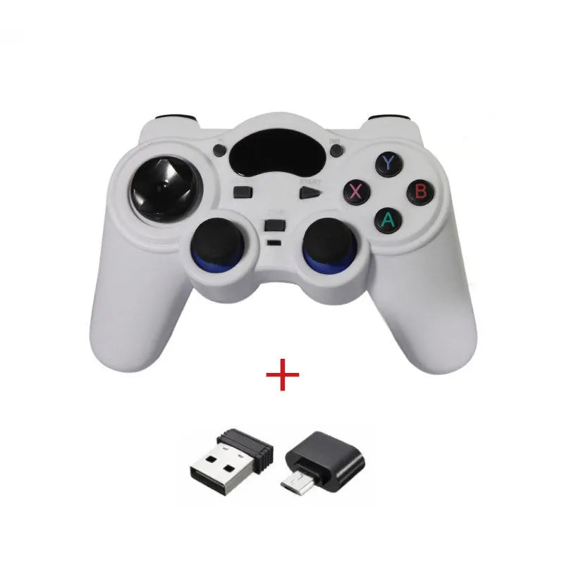 2.4GHz wireless gamepad for smart TV and multi-platform gaming with ergonomic design