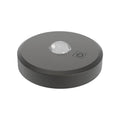 LED small night lamp cabinet light battery operated 80mm three-color adjustable crystal silver finish