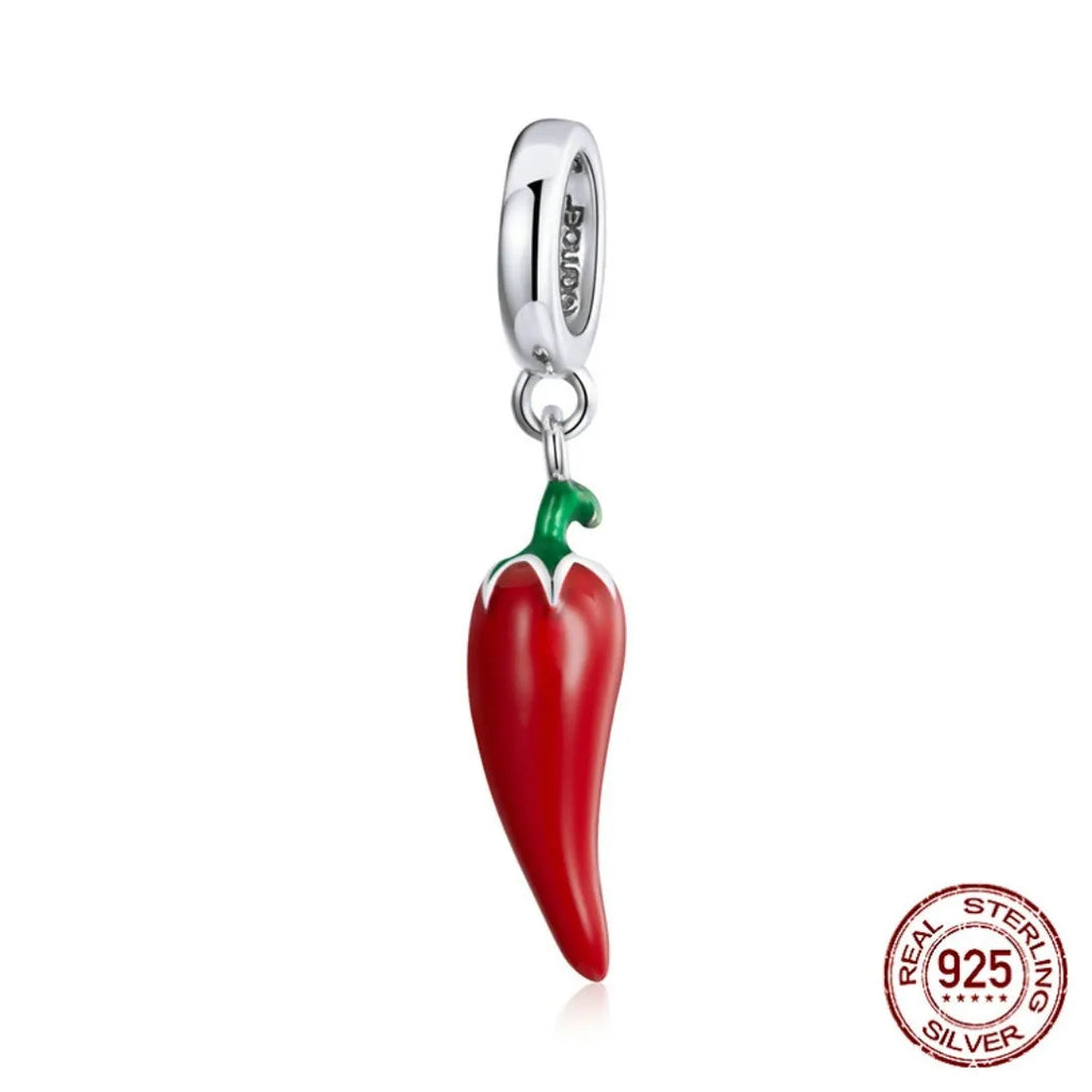 Korean style S925 sterling silver pendant with leaf design in BSC461 colour