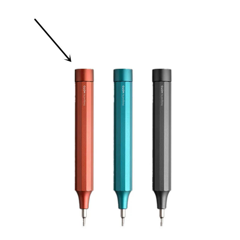 Green precision screwdriver set with 24 bits for mobile phone and computer repair disassembly.