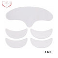 Transparent anti-wrinkle silicone patches in T-shaped, heart-shaped, triangle and neck sticker designs