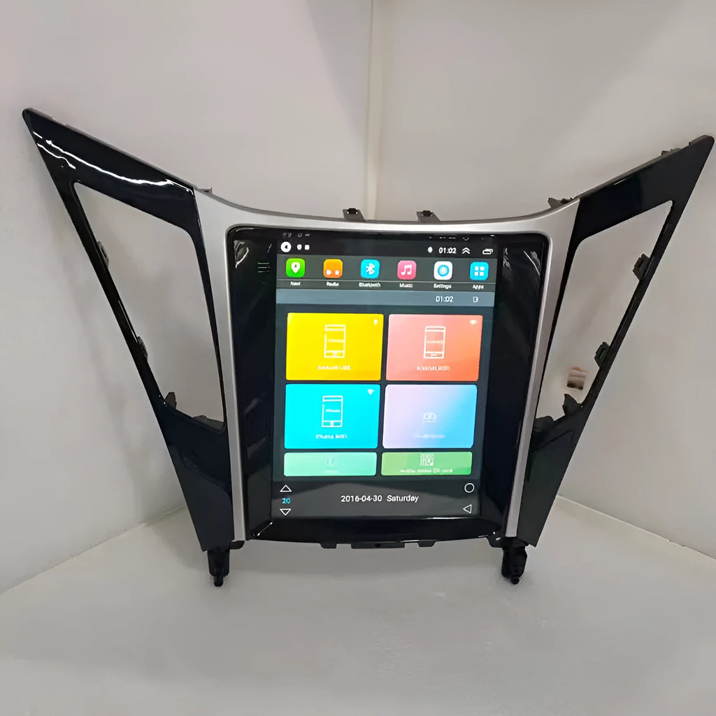 Vertical 9.7-inch Android car navigation touchscreen for 2008 Hyundai Sonata