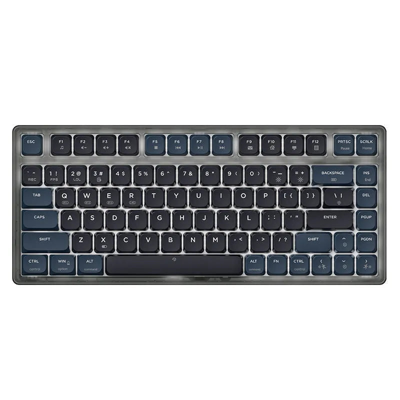 Ajazz AK832PRO three-mode mechanical keyboard with colour screen in green or tea colour options