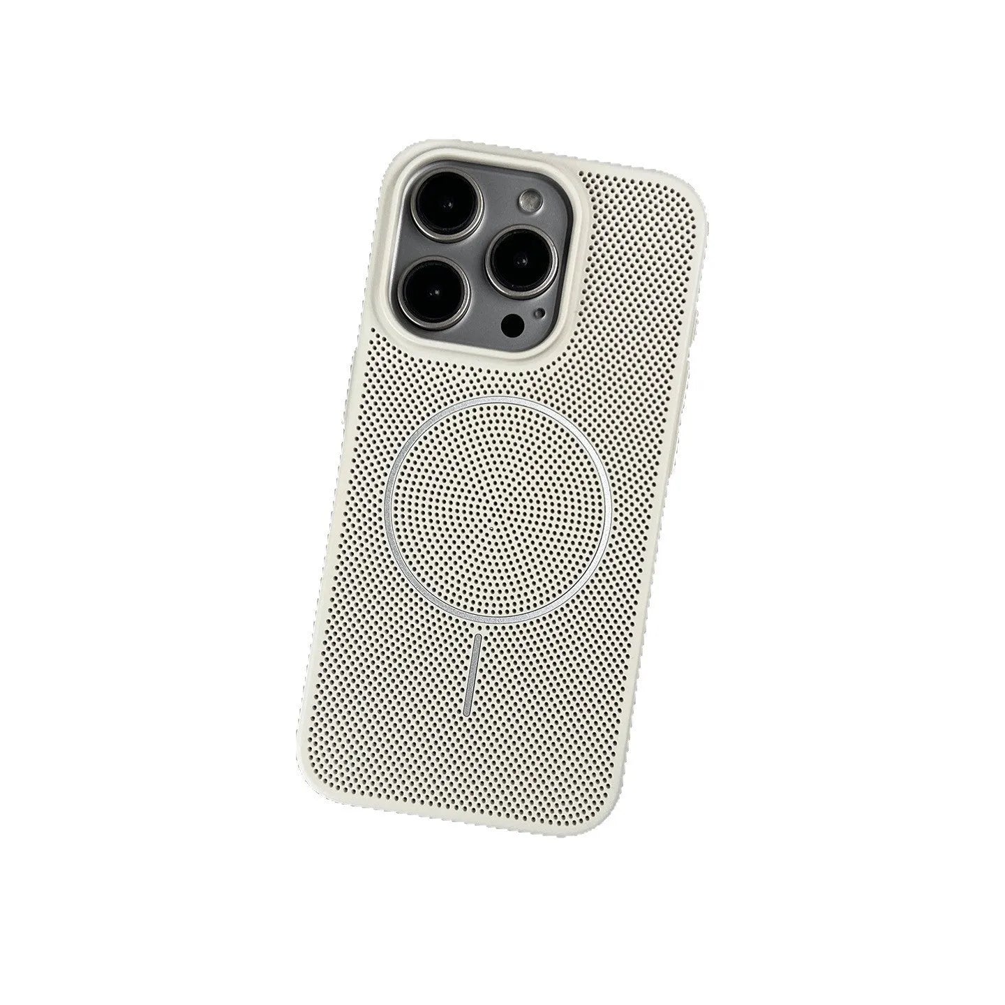 Thin frosted magnetic hard phone case for iPhone, shown in green colour.