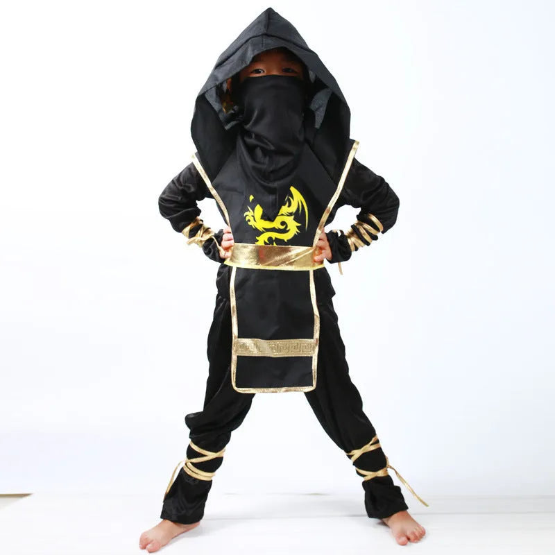 Children's Halloween cosplay costume in cotton-polyester blend available in multiple colours
