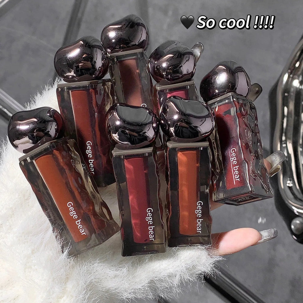Glacier Lava Mirror Lip Lacquer gloss in one of seven colour options with water-light texture