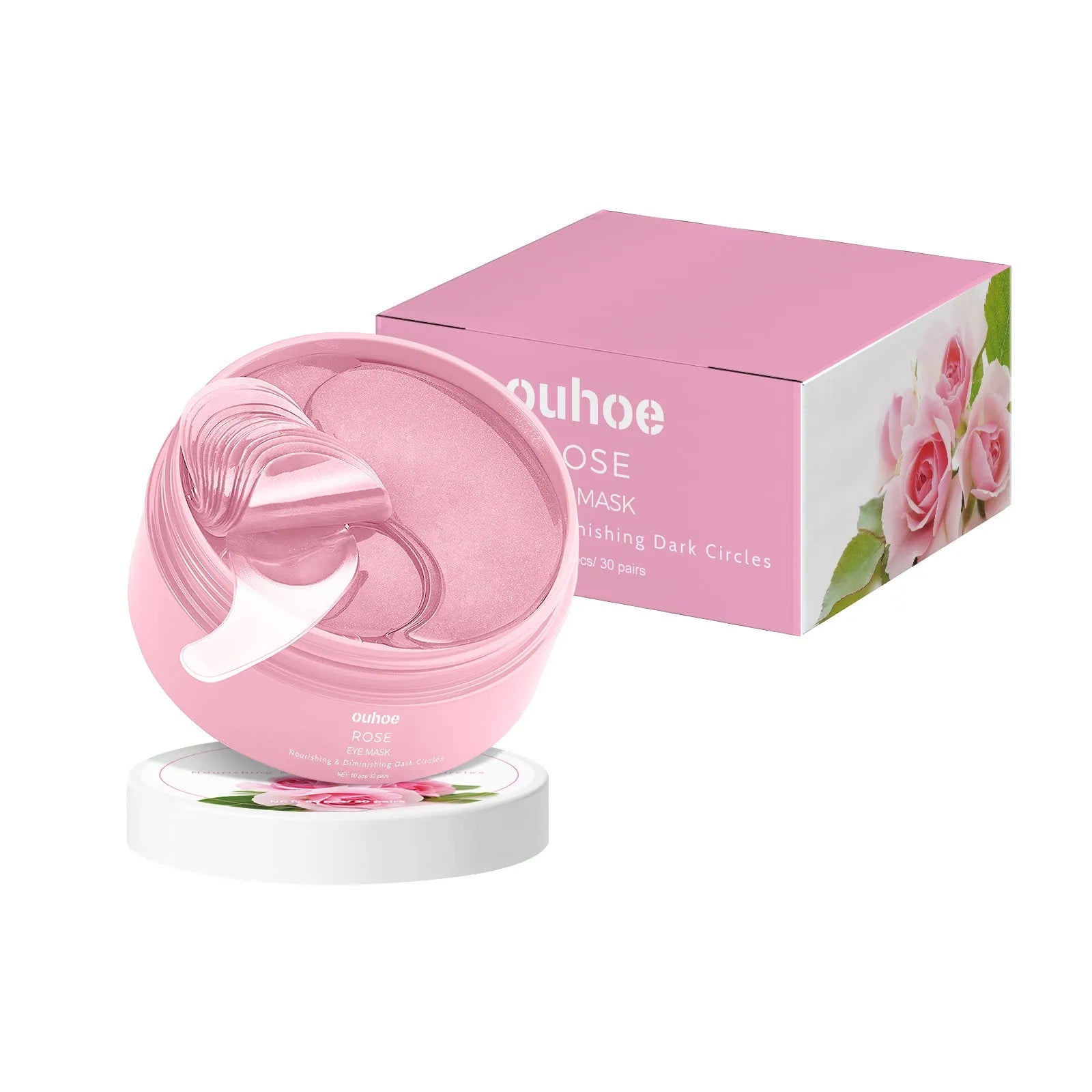 60 pairs of under eye patches with retinol and peptides for wrinkle fading and dark circles