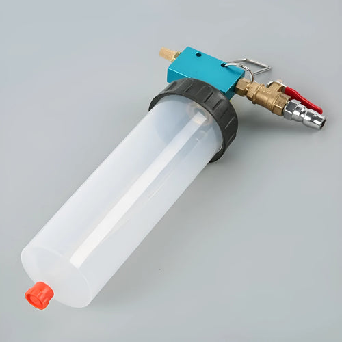 300cc dark blue PP brake fluid replacement tool with connector and pipe for vehicle maintenance