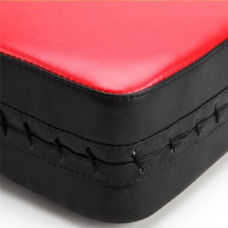 Blue vertical square foot sanda boxing training target made of thickened PU material
