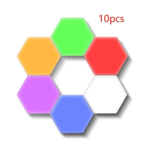 British creative honeycomb modular wall lamp with touch control and LED lighting