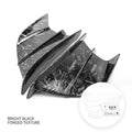 Universal motorcycle spoiler wing accessory for air diversion in 18x8cm size with multiple pattern options