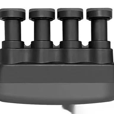 Finger strength trainer PP material 9x2x7cm in all black colour