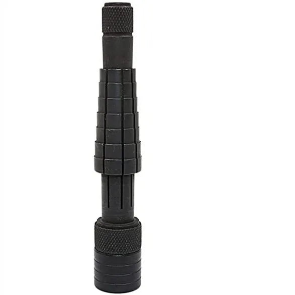 Ring expansion size adjustment plastic repair tool with rotating mechanism and rubber hammer