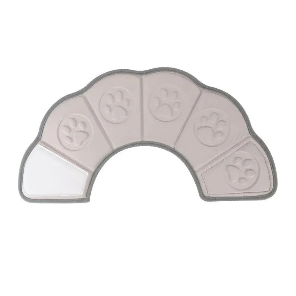 Adjustable soft cone protective collar for cats and dogs after surgery, available in multiple sizes S to XXL