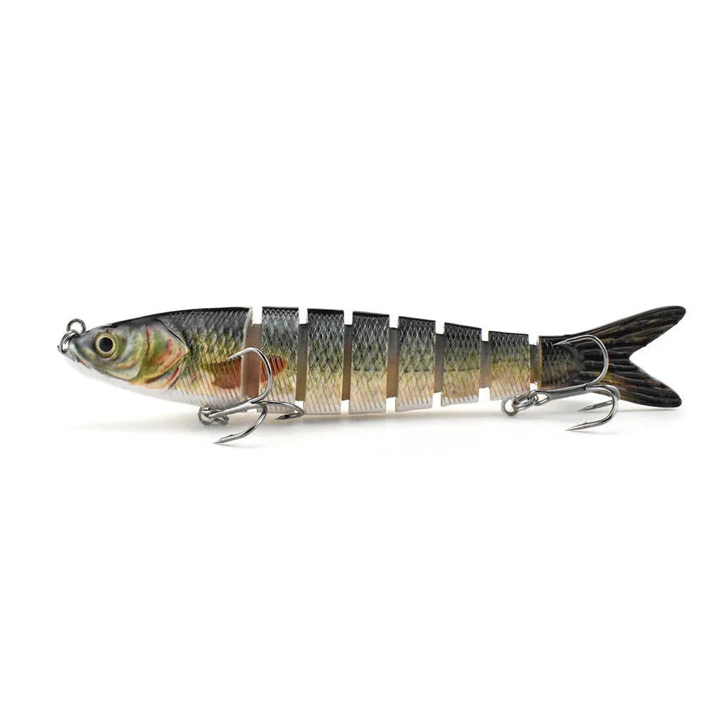 133mm bionic hard bait fishing lure in a fish shape, showing colour options.