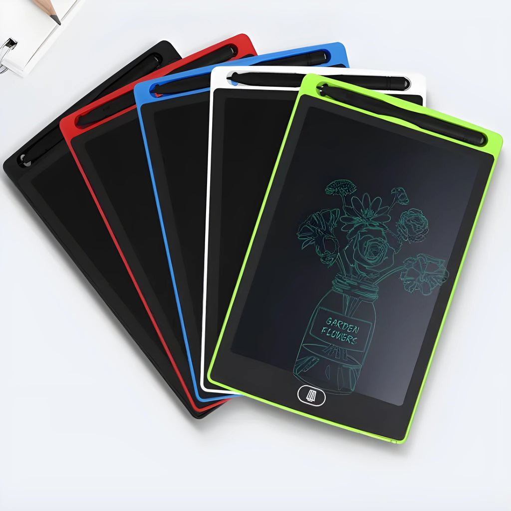 Electronic drawing board writing tablet for children's graffiti painting in plastic construction