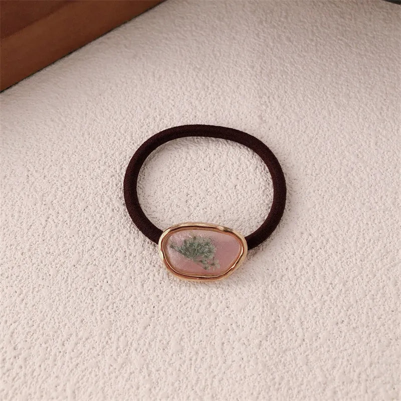 Forehead fringe headdress alloy metal hairpin female pink heart shaped barrette