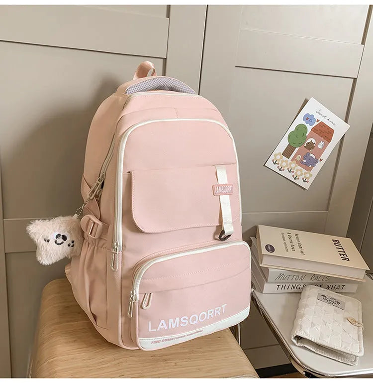 Waterproof nylon high school backpack in multiple colours with under 20L capacity