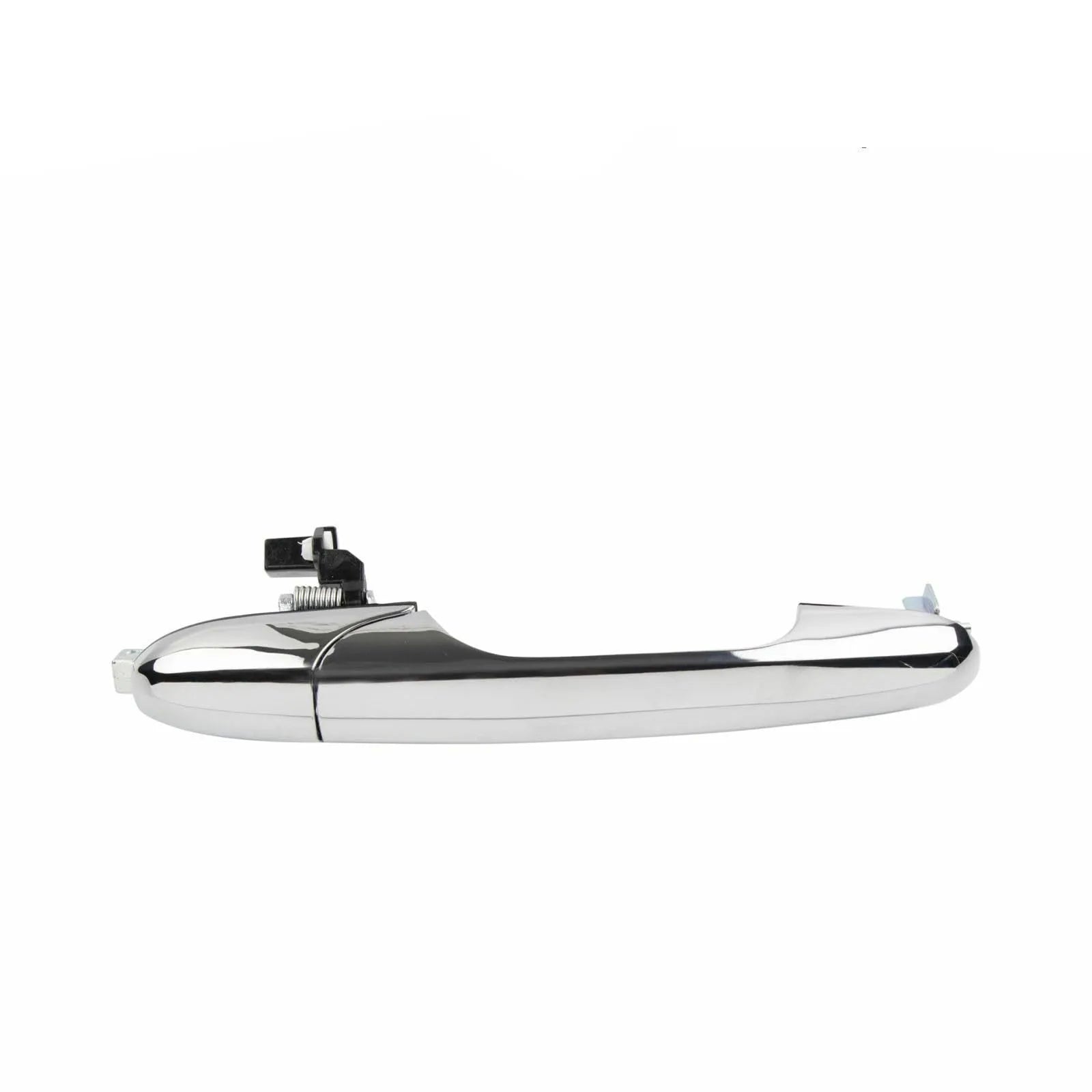 Replacement car door handle for Fiat 500, showing its size and shape.