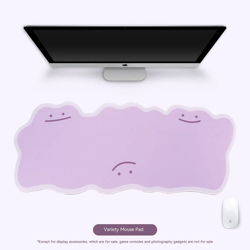 Extra large thickened e-sports mouse pad with lock edge and wrist rest, cartoon anime style, 890x390x3mm