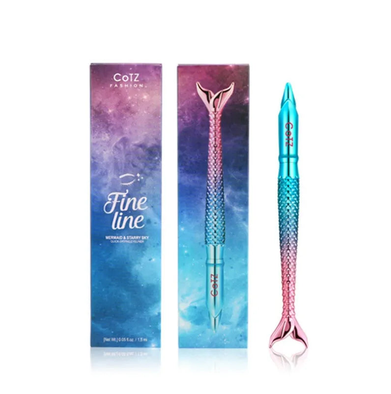 Mermaid Star black liquid eyeliner with fine tip applicator, 1.5 ml