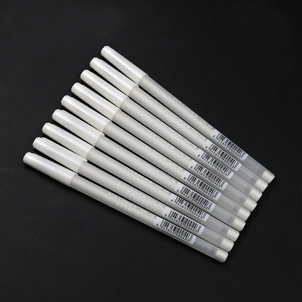 Touchnew hand-painted highlight pen with 0.8mm tip and golden silver white colour options