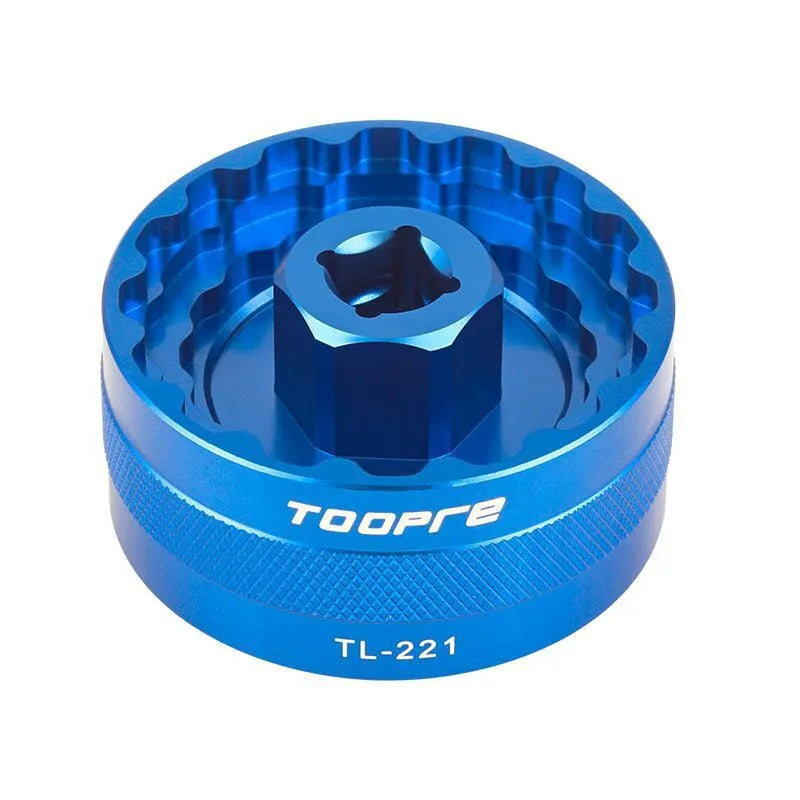 Aluminium alloy mountain bike bottom bracket tool TL-221 with central axis sleeve