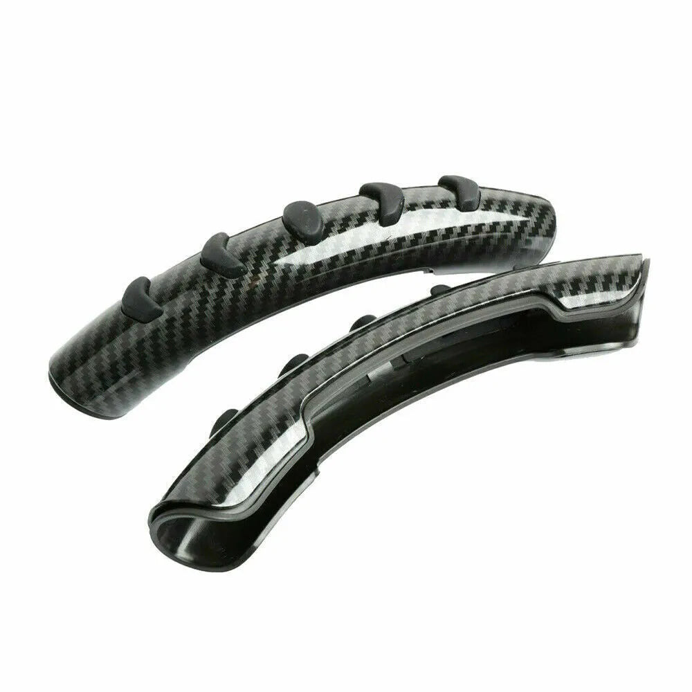 Carbon fibre black fibre steering wheel anti-slip sleeve for 38cm diameter wheels.
