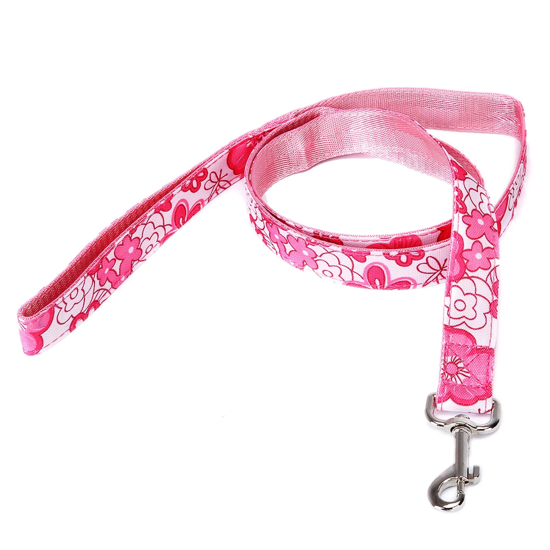 Black plaid stripe pet traction rope with hand loop, measuring 120cm long.