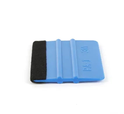 Blue PP plastic automotive film scraper 125x80mm for car decal removal