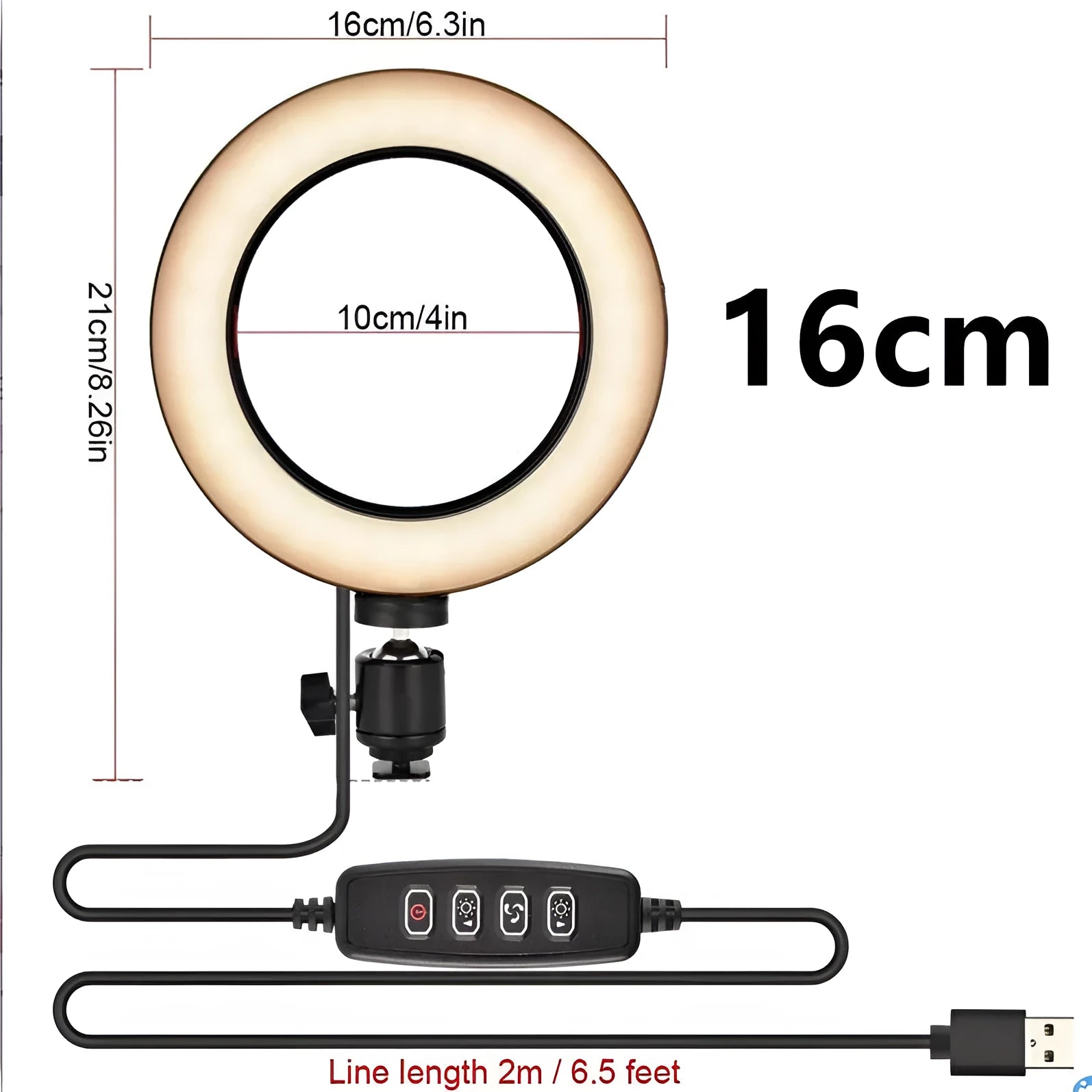 Adjustable silver live streaming phone stand extended to full height on a desk.