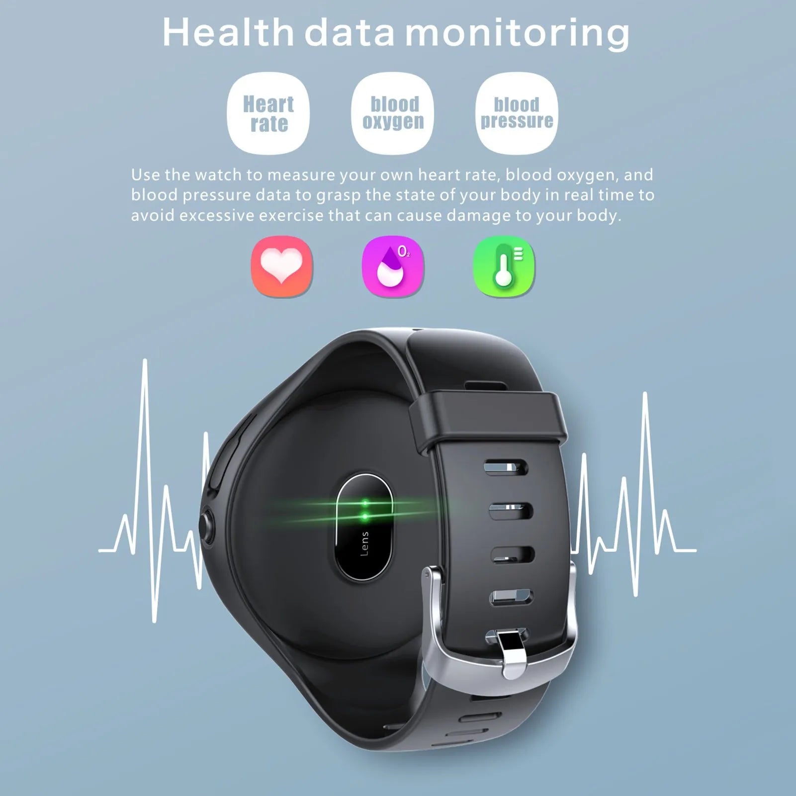 Black detachable smart bracelet and Bluetooth headset combo on a wrist