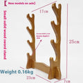 Wooden handmade Chinese style multi layer bracket shelf wall display unit