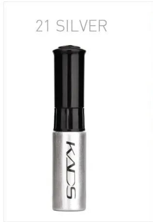 Color print nail polish bottle with 7ml net content in standard colour finish