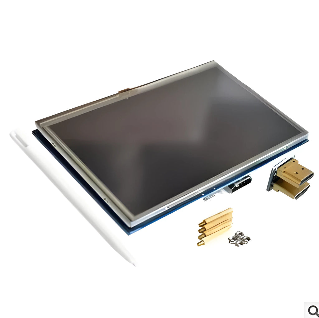5 inch 800x480 HDMI resistive touch LCD display for Raspberry Pi with backlight control