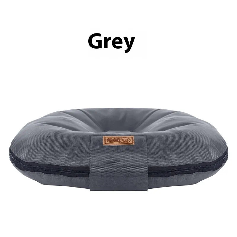 Small removable and washable dog mattress with Oxford cloth cover.