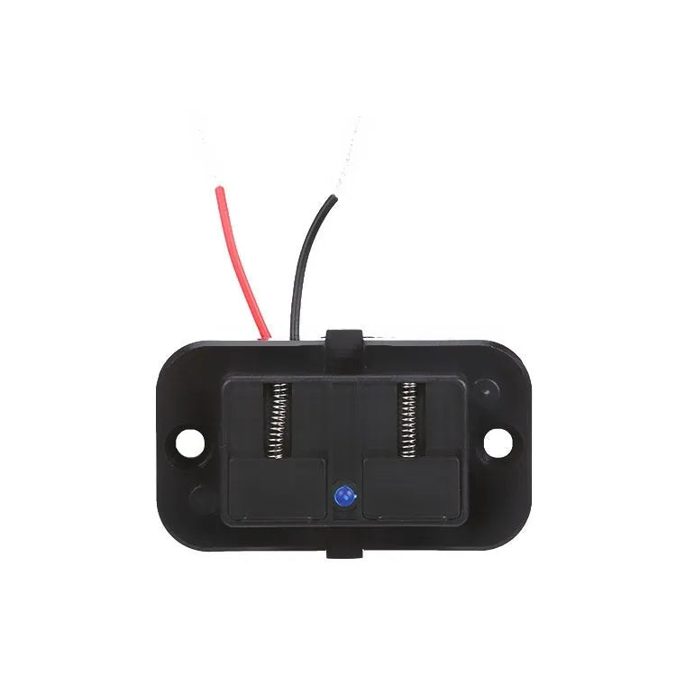 Black QC3.0 and PD fast car charger with Type-C port for 12V sockets.