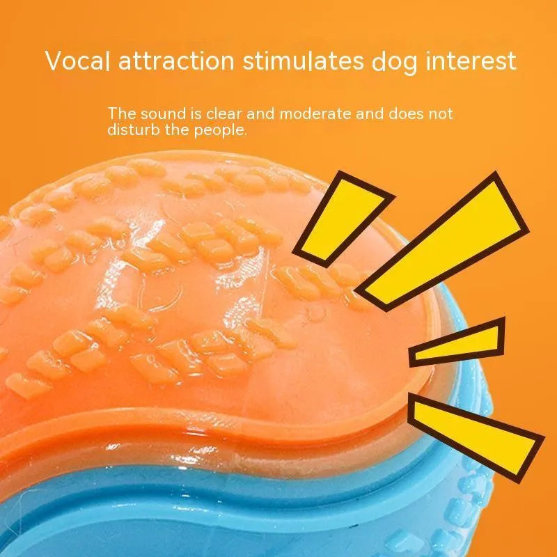 Dog Molar Long Lasting Ball TPR Toy – random colour rubber chew ball for pets