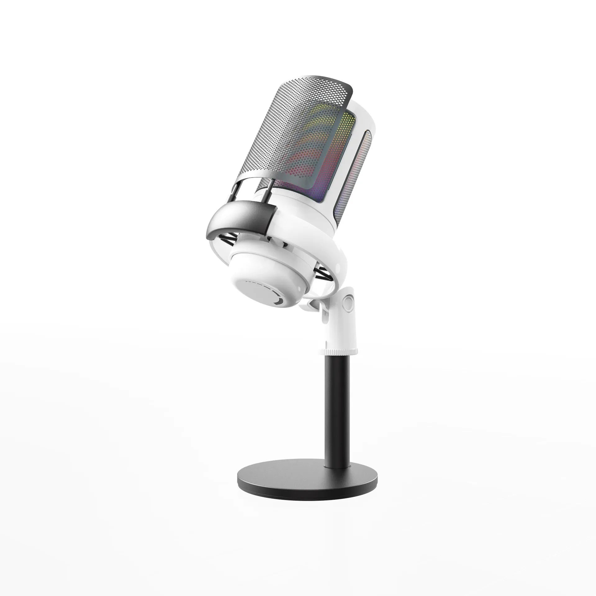 RGB condenser microphone for computer recording and live broadcast with USB cable