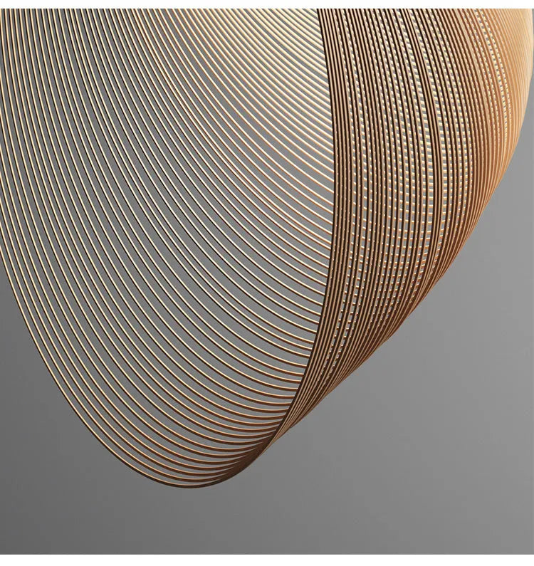 Wood LED pendant light with PMMA lampshade in 40cm, 60cm, or 80cm for dining room or bar table