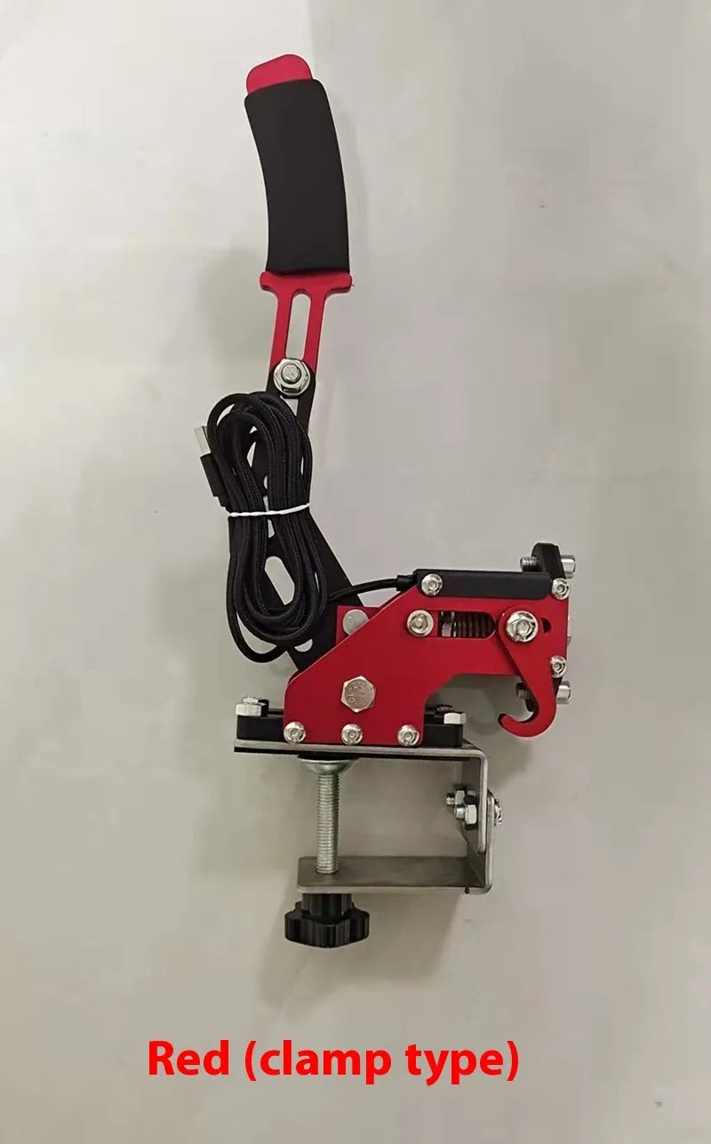 Linear drift handbrake for G29 and T300 racing wheels in red, blue or black colours