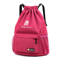 Oxford fabric travel backpack with drawstring closure in multiple colour options