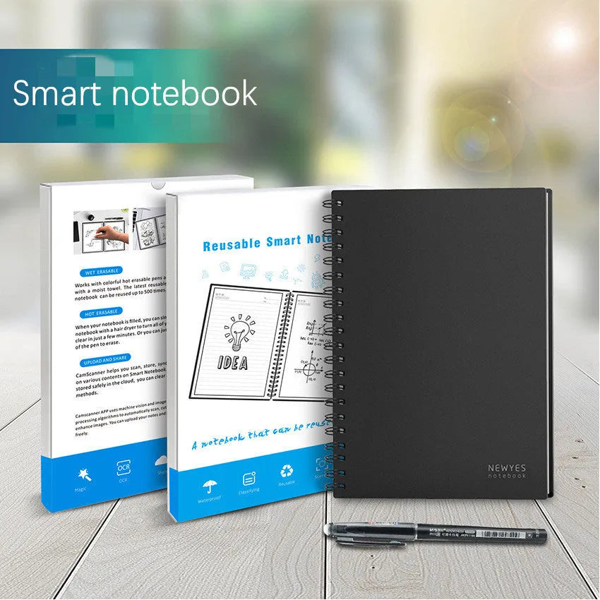 Business intelligence notebook with PVC cover, 30 sheets, 181 x 255 mm, available in A5 and B5 styles